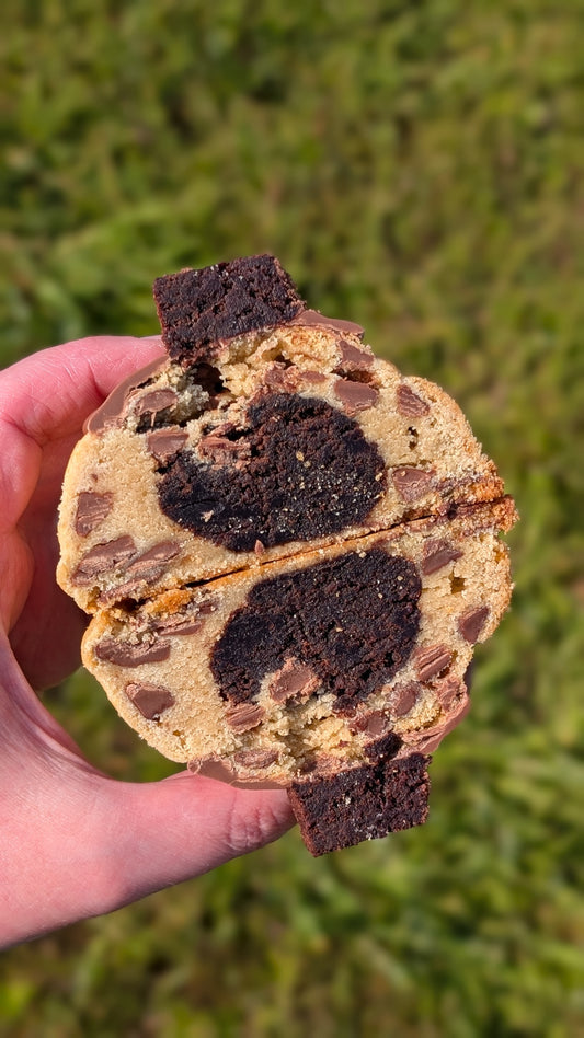 Brownie Stuffed Cookie